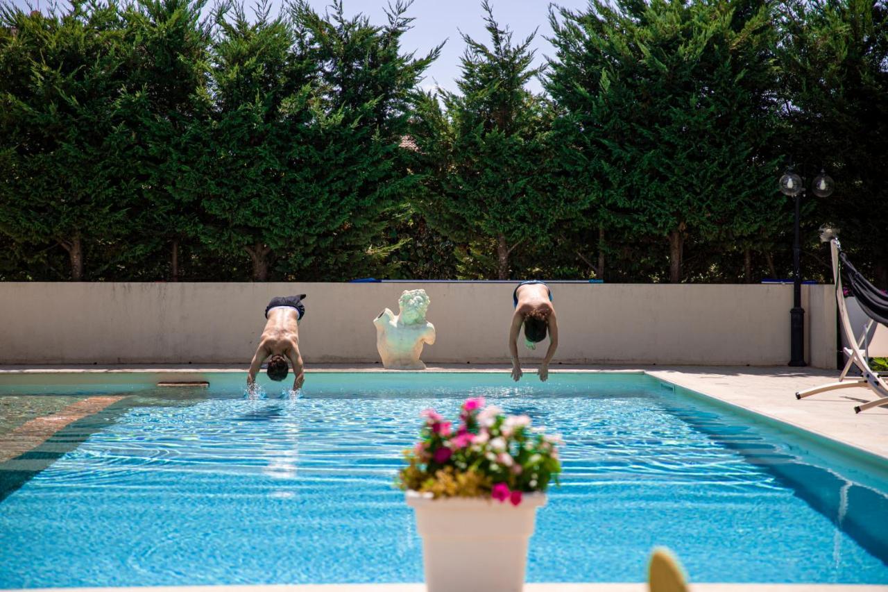 Villa Laoconte Piscina, Jacuzzi E Biliardo Canicattì Exterior foto