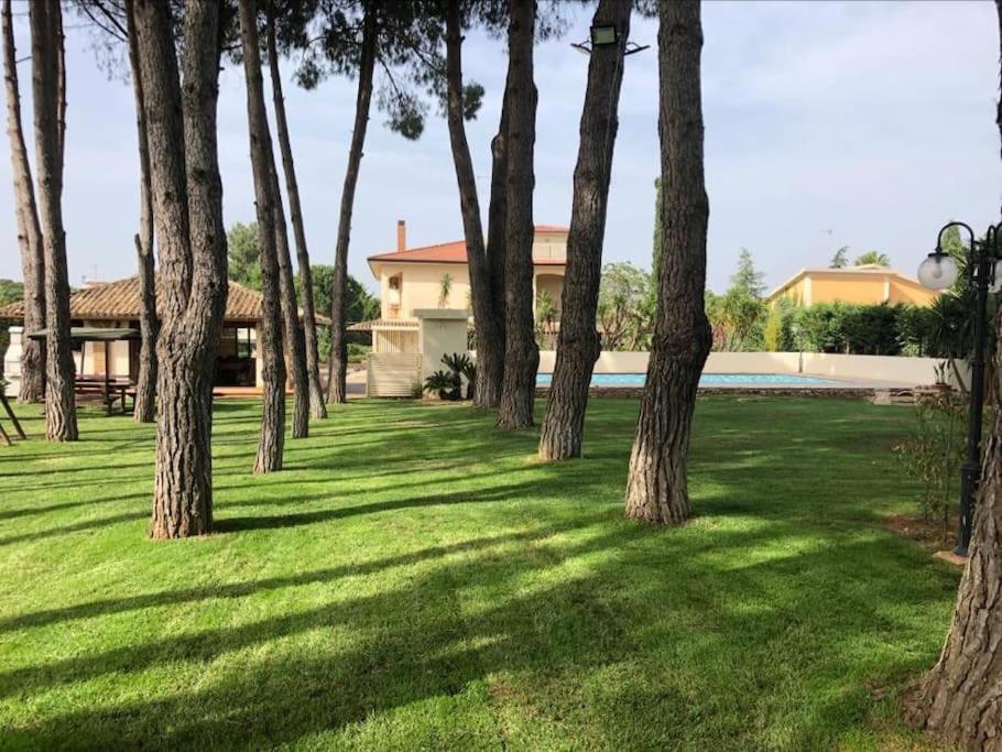 Villa Laoconte Piscina, Jacuzzi E Biliardo Canicattì Exterior foto