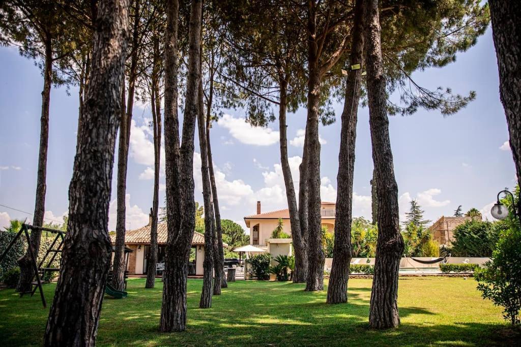Villa Laoconte Piscina, Jacuzzi E Biliardo Canicattì Exterior foto