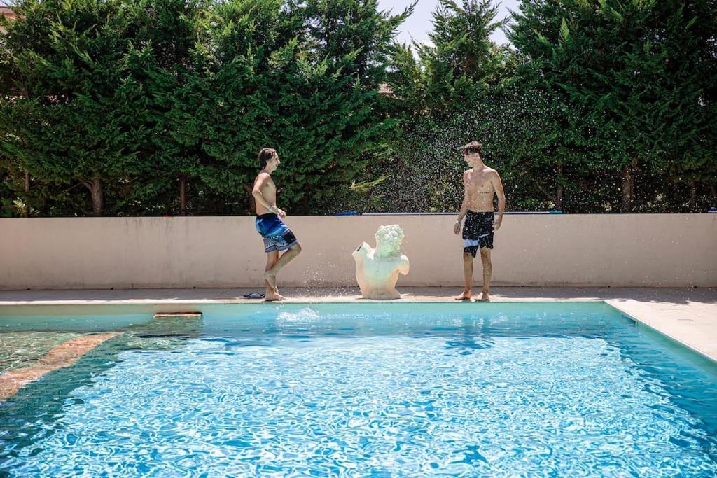 Villa Laoconte Piscina, Jacuzzi E Biliardo Canicattì Exterior foto